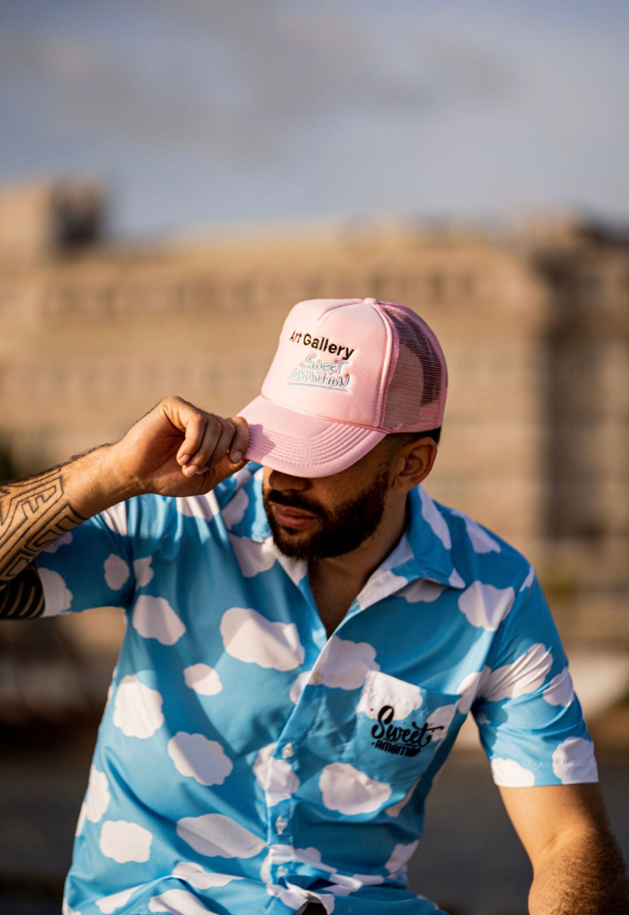 Art gallery cloudy shirt